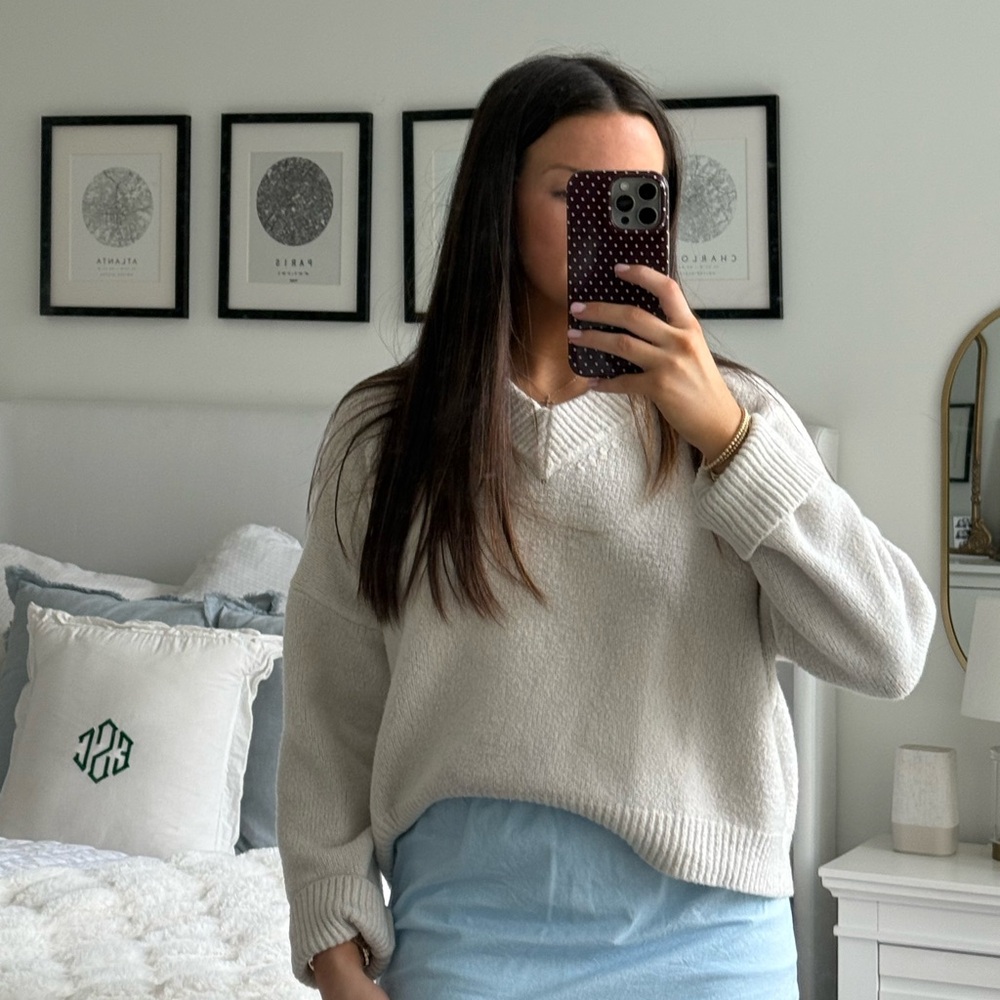 Cozy White Women's Sweater